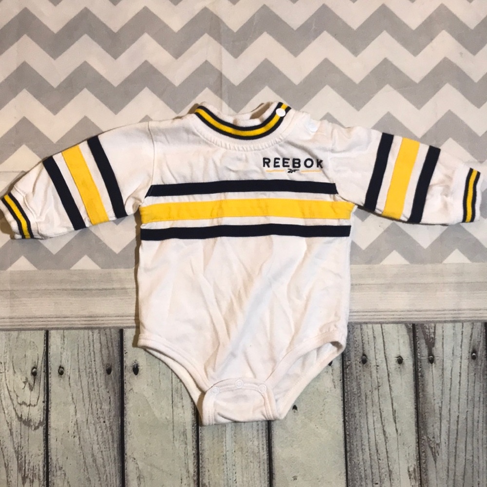 Vtg Reebok infant boys L/S one-piece 3-6M